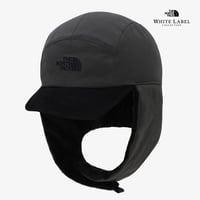 WAXED COTTON EARMUFF CAP DARK CHARCOAL NE3CS56K