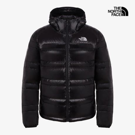 M'S LIGHT HEAT DOWN HOODIE (RDS) BLACK NJ1DS20A
