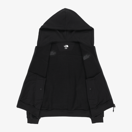 EDGELINE HOOD ZIP UP BLACK NJ5JS54K
