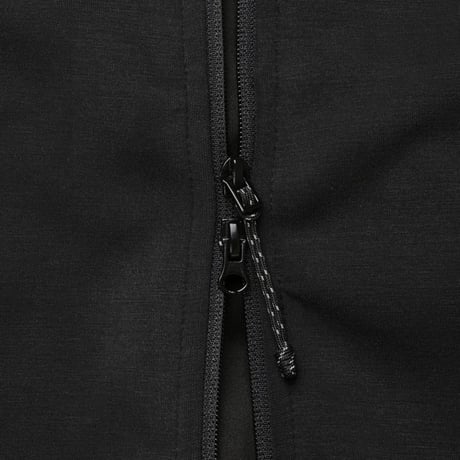 W'S DRAPE ZIP UP BLACK NJ5JS80J
