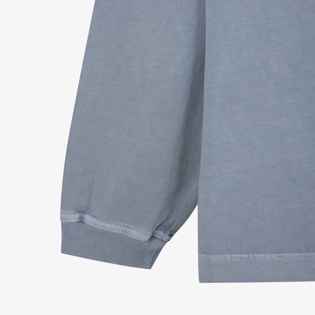 STITCH L/S R/TEE GRAYISH BLUE NT7TS51L