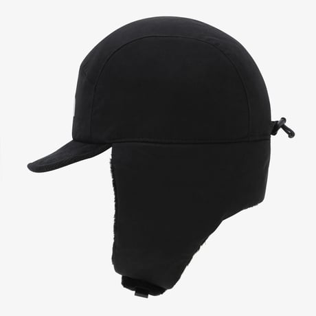 WAXED COTTON EARMUFF CAP BLACK NE3CS56J