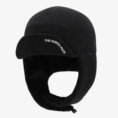 WAXED COTTON EARMUFF CAP BLACK NE3CS56J