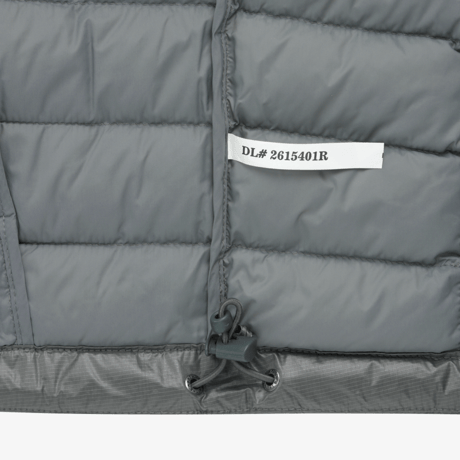 KALIX LT DOWN JACKET (RDS) STEEL GRAY NJ1DS51K