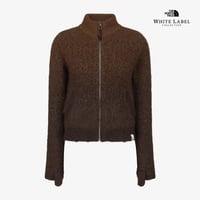 W'S SOLEN SWEATER ZIP UP TAUPE NJ5SS80L