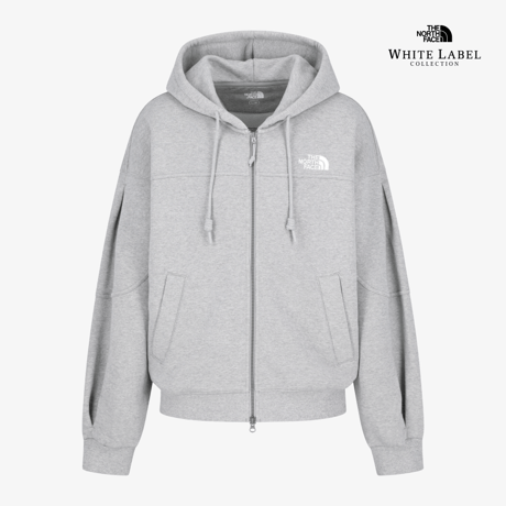 EDGELINE HOOD ZIP UP MELANGE GREY NJ5JS54J