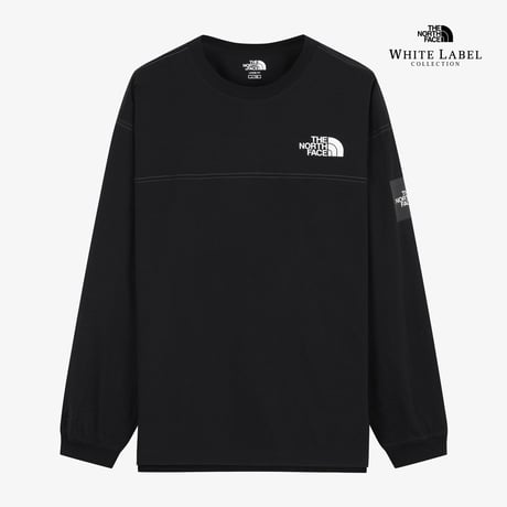 STITCH L/S R/TEE BLACK NT7TS51J