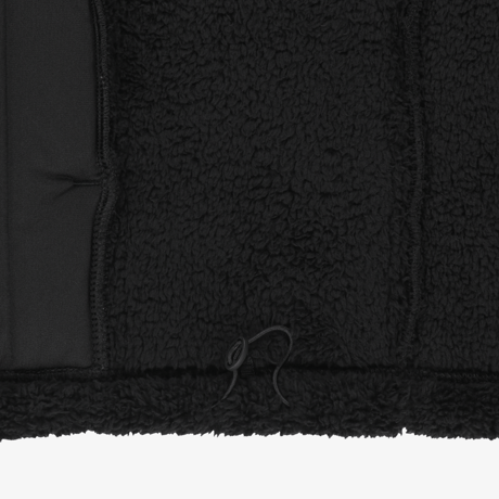 COMFY ALPHA FLEECE ZIP UP REAL BLACK NJ4FS54M