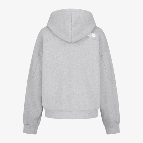 EDGELINE HOOD ZIP UP MELANGE GREY NJ5JS54J