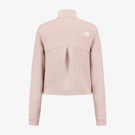 W'S DRAPE ZIP UP GRAYISH PINK NJ5JS80L