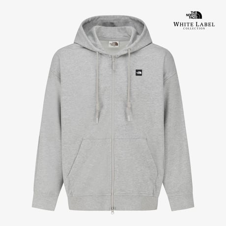 WL HOOD ZIP UP MELANGE GREY NJ5JS50K