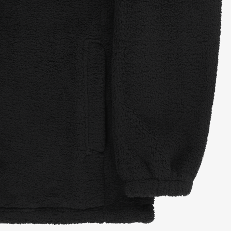 COMFY ALPHA FLEECE ZIP UP REAL BLACK NJ4FS54M