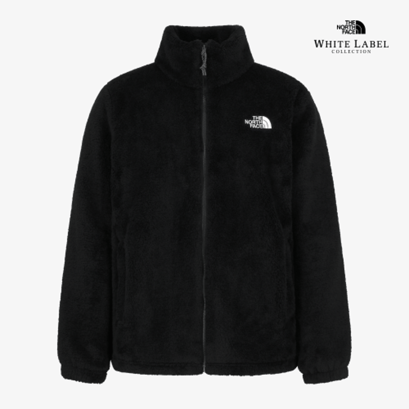 COMFY ALPHA FLEECE ZIP UP BLACK NJ4FS54J | THE