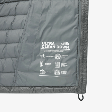 KALIX LT DOWN JACKET (RDS) STEEL GRAY NJ1DS51K