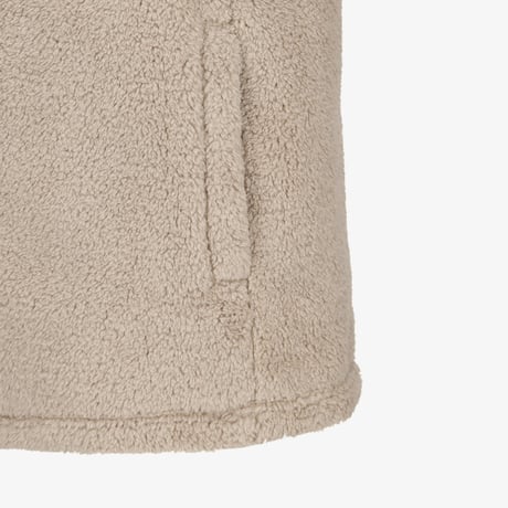COMFY ALPHA FLEECE ZIP UP WALNUT NJ4FS54L