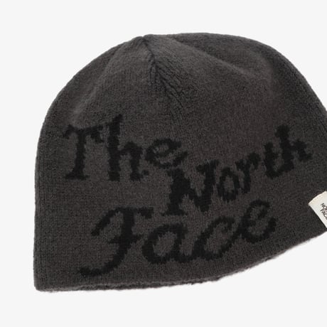 BRUSHED LOGO BEANIE DARK CHARCOAL NE3BS52J