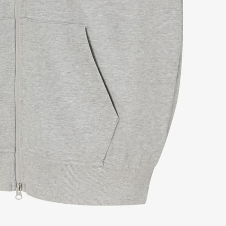 WL HOOD ZIP UP MELANGE GREY NJ5JS50K