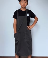 New｜キッズエプロン＋三角巾セット（男の子）チャコール