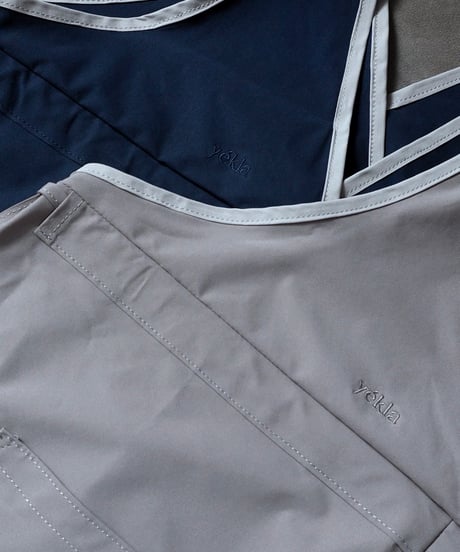 New｜キッズエプロン＋三角巾セット（女の子）ネイビー