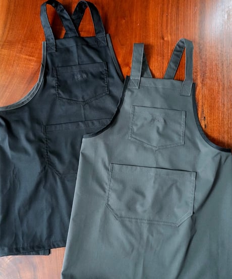 New｜キッズエプロン＋三角巾セット（男の子）チャコール