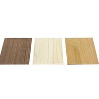 厚2.4mm/3.4mm ウォールナット・メープル・チェリー 【100×100mm】1枚