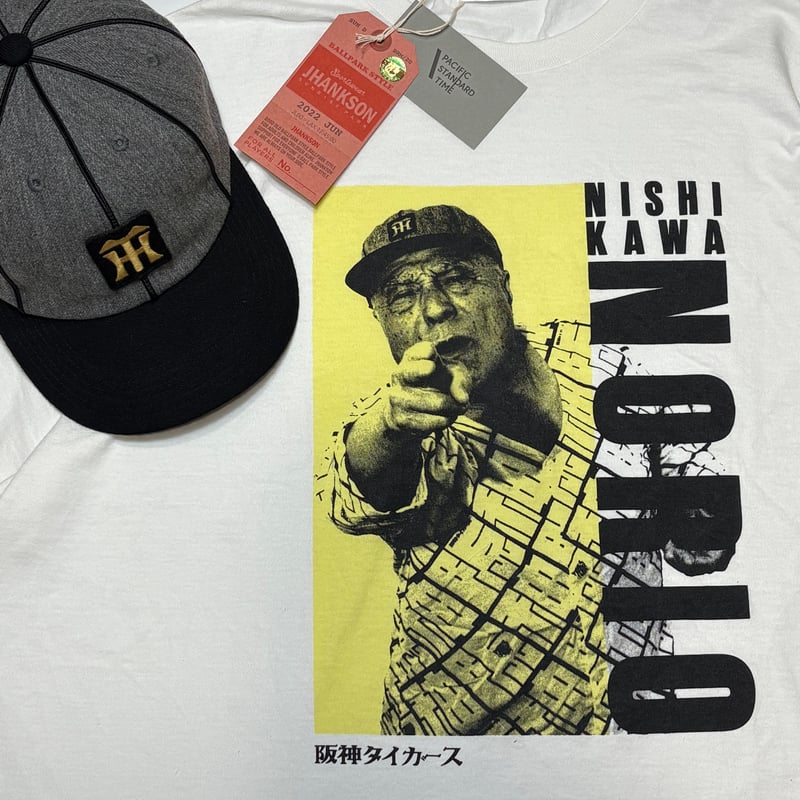 2026/09/26 発売開始] 「阪神タイガース」 x 「西川のりお」 Tee - WHI
