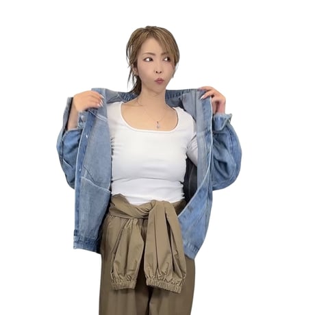 オーバーサイズデニムジャケット