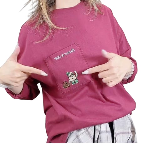 ルピリアン　はにわ刺繍Tシャツ