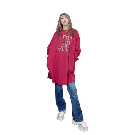 ルピリアン オーバーサイズロングTシャツ