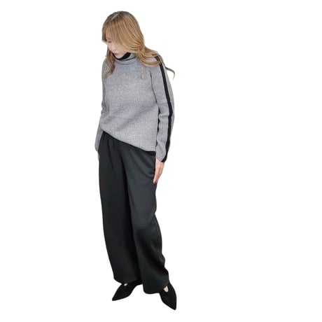 27476 パフポンチバレルレッグパンツ