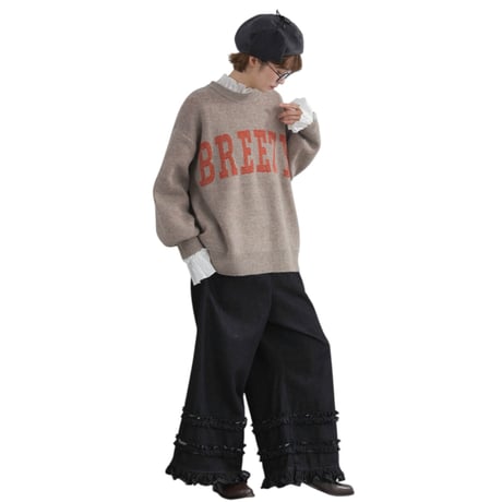 8156 Wフェイス 7G ニット BREEZY