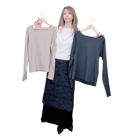1003 カットシャーリングメロークルーネックロンT