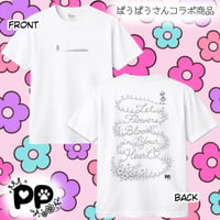 ピンク×カレンちゃんコラボTシャツ“Let Flowers Bloom in Your Heart.”