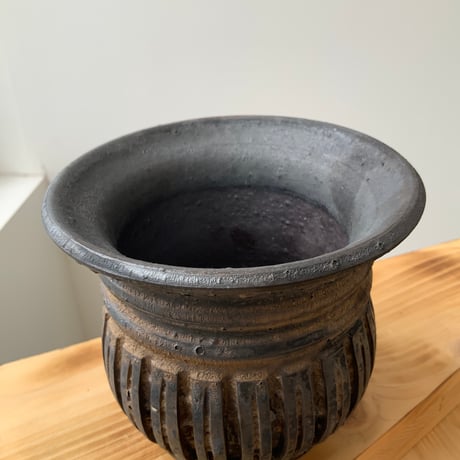 陶芸家保田修作鉢　鎬　NO.1