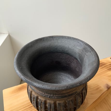 陶芸家保田修作鉢　鎬　NO.1