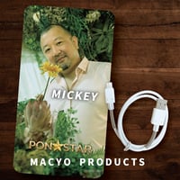 MACYO PRODUCTS ちくわモバイルバッテリー（MICKEY / FLOWER BLOOM ）