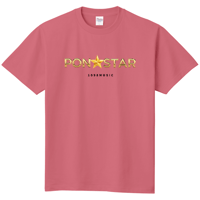 PON☆STAR 公式ロゴTシャツ（コーラルピンク）