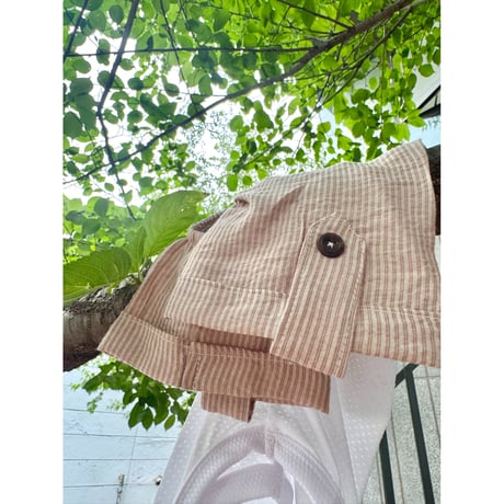 Button Trunk Pants PINK