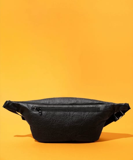 U L Pebbled Leather Waist Bag