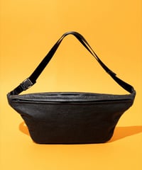 U L Pebbled Leather Waist Bag