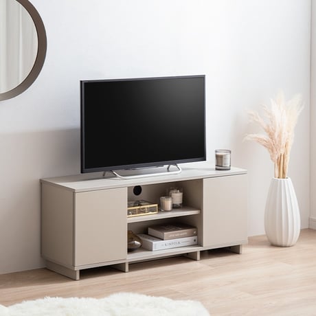 ローボード 全5色 | テレビ台 テレビボード テレビラック tv台 tvボード 収納 シェルフ BE ベージュ ベイジュ 生成り BR ブラウン 茶色 完成品 リビング 居間 ナ