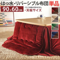 こたつ布団 長方形 省スペース はっ水リバーシブル省スペースこたつ布団-モルフ 90x60cmこたつ用（200x170cm） 撥水 洗える 保温 掛け布団 かけふとん コタツ 炬燵 こたつぶとん シン