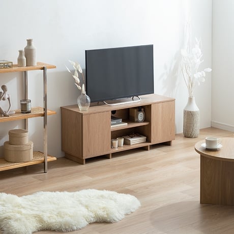 ローボード 全5色 | テレビ台 テレビボード テレビラック tv台 tvボード 収納 シェルフ BE ベージュ ベイジュ 生成り BR ブラウン 茶色 完成品 リビング 居間 ナ