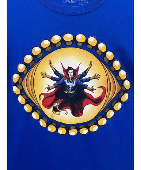 DOCTOR STRANGE　Tシャツ　XL　青　USA古着