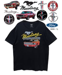 Ford Mustang　Tシャツ　L　黒　USA古着