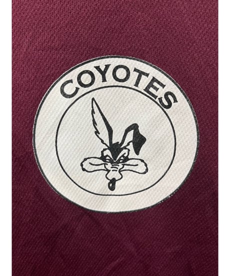COYOTES　Ｔシャツ　M　あずき色　USA古着