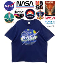NASA　Tシャツ　XL　紺　USA古着