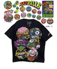 MADBALLS　Tシャツ　L　黒　USA古着