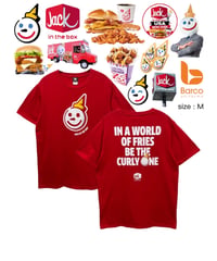 Jack in the Box　Jack Box　Tシャツ　M　赤　USA古着