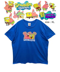 Sponge Bob Square Pants　Tシャツ　XL　青　USA古着